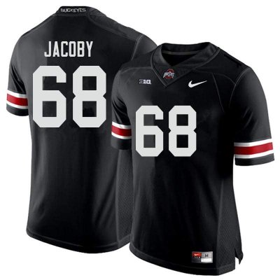 NCAA Ohio State Buckeyes Men's #68 Ryan Jacoby Black Nike Football College Jersey GEG2145RU